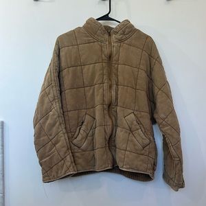 Free people Dolman quilted jacket
